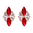 Alloy Fashion Flowers earring  red NHJJ4074redpicture1