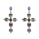 Alloy Fashion Geometric earring  blue NHJJ4096bluepicture1