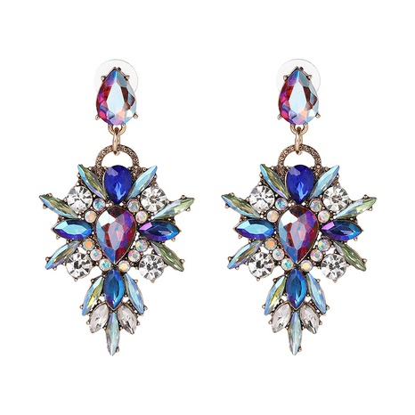 Alloy Fashion Flowers earring  (blue) NHJJ4112-blue's discount tags