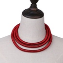 Alloy Fashion Geometric necklace  red NHJJ4138redpicture1