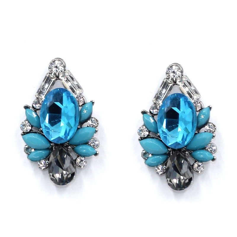Alloy Fashion Geometric earring  blue NHJJ4180blue