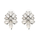 Imitated crystalCZ Fashion Flowers earring  red NHJJ4322redpicture3