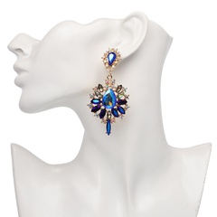 Alloy Fashion Geometric earring  (blue) NHJJ4344-blue