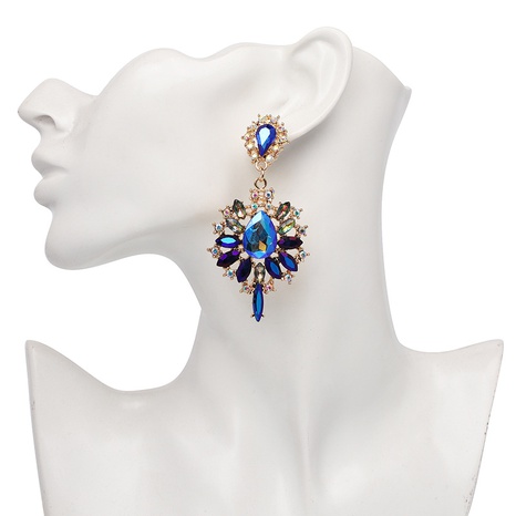 Alloy Fashion Geometric earring  (blue) NHJJ4344-blue's discount tags