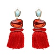 Alloy Fashion Flowers earring  red NHJJ4077redpicture20
