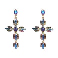 Alloy Fashion Geometric earring  blue NHJJ4096bluepicture7