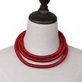 Alloy Fashion Geometric necklace  red NHJJ4138redpicture12