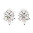 Imitated crystalCZ Fashion Flowers earring  red NHJJ4322redpicture11