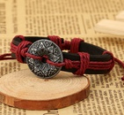 Leather Fashion Geometric bracelet  Four colors are made NHPK1283Four colors are madepicture4