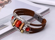 Alloy Fashion Geometric bracelet  red NHPK1301redpicture3