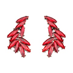 Alloy Fashion Geometric earring  (red) NHJJ4456-red
