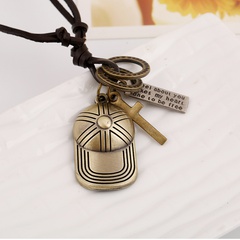Alloy Fashion Geometric necklace  (Bronze) NHPK1636-Bronze
