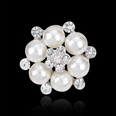 Alloy Korea Flowers brooch  AA078A White k NHDR2407AA078A White kpicture23