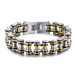 TitaniumStainless Steel Fashion Geometric bracelet  Alloy NHOP2449Alloypicture5