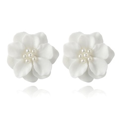 Vintage Alloy plating earring Flowers (Main picture)  NHGY1683-Main picture
