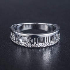 Alloy Fashion Geometric Ring  (White alloy-7) NHLJ3904-White-alloy-7