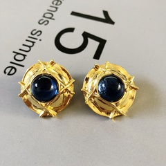 Alloy Vintage Geometric earring  (Photo Color) NHOM0384-Photo Color