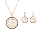 Occident alloy Drill set earring + necklace NHXS0630picture1