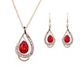 Occident alloy Drill set earring + necklace NHXS0626picture9