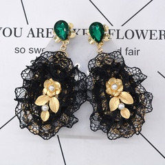 Alloy Fashion Flowers earring  (Alloy) NHNT0488-Alloy