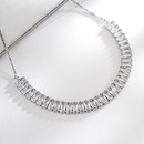 Europische und amerikanische kreative neue Ufrmige Zirkon Schlsselbein kette Mode einfache kurze Halskette weibliche Legierung Halskette 830236picture1