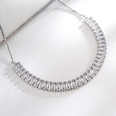 Europische und amerikanische kreative neue Ufrmige Zirkon Schlsselbein kette Mode einfache kurze Halskette weibliche Legierung Halskette 830236picture5
