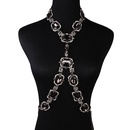 Occident alloy Geometric necklace  gray  NHJQ3670picture1