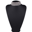 Occident and the United States alloy Rhinestone necklace Alloy bai NHJQ7140picture3
