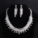 Alloy Fashion  necklace  white NHHS0019whitepicture1