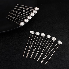 Alloy Fashion Flowers Hair accessories  (Alloy) NHHS0090-Alloy
