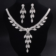 Alloy Fashion  necklace  (white) NHHS0099-white