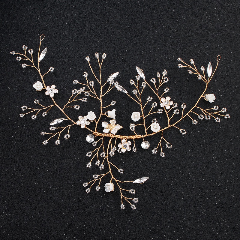 Beads Fashion Flowers Hair accessories  Alloy NHHS0116Alloy