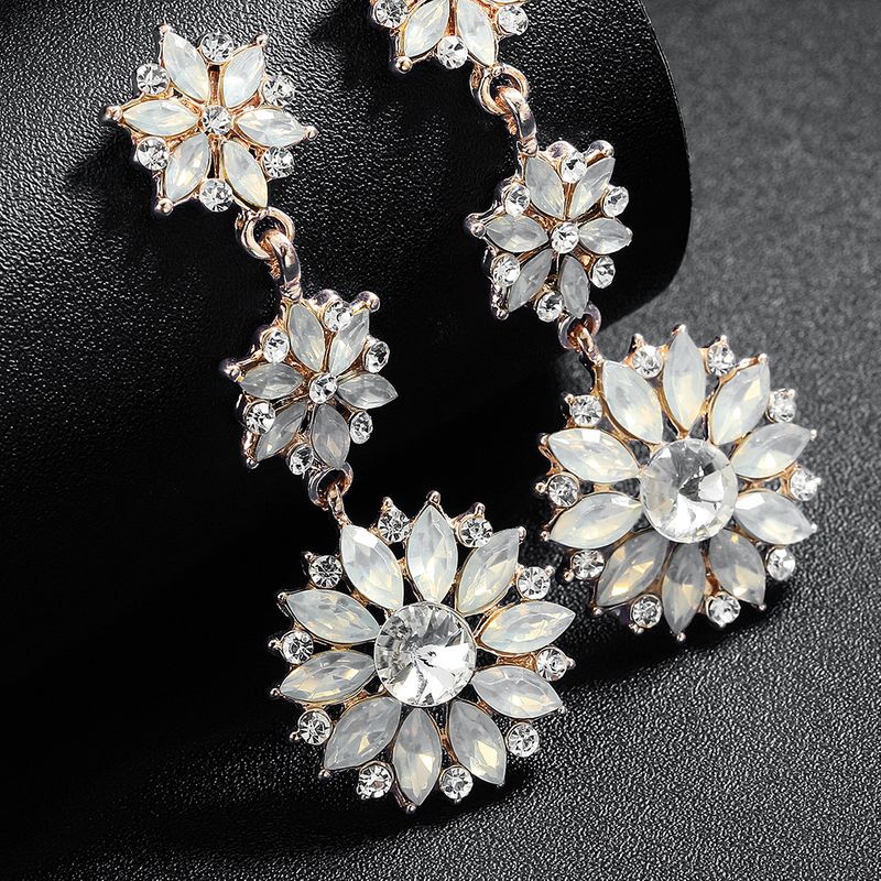 Alloy Fashion Flowers earring  Alloy NHHS0152Alloy