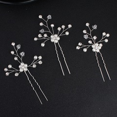 Beads Fashion Geometric Hair accessories  (Alloy) NHHS0154-Alloy