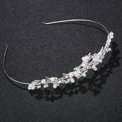 Imitated crystal&CZ Fashion Geometric Hair accessories  (Alloy) NHHS0164-Alloy