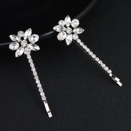 Alloy Fashion Flowers Hair accessories  white NHHS0269whitepicture1
