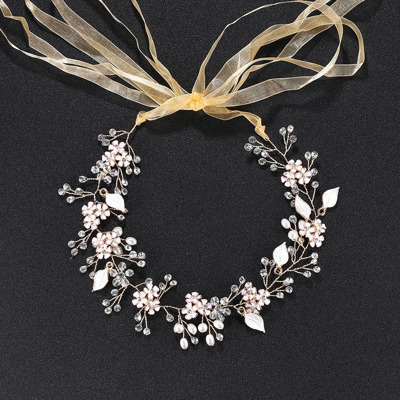 Beads Fashion Flowers Hair accessories  Alloy NHHS0285Alloy
