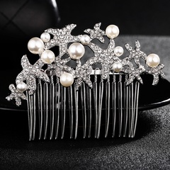 Neue Braut kopfschmuck Strass Haarkamm Europa und die koreanische Version von Perlen Haarschmuck Plug-Kamm Brautkleid Accessoires