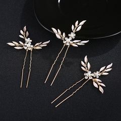 Beads Fashion Geometric Hair accessories  (Alloy) NHHS0310-Alloy