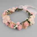 Cloth Simple Flowers Hair accessories  white NHHS0315whitepicture2
