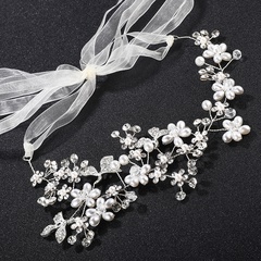 Neue Braut kopfschmuck Koreanische hand gefertigte Haarschmuck High-End Perl Strass Haarband Hochzeits schmuck Hochzeits kleid Accessoires