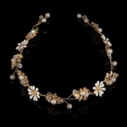 Beads Fashion Flowers Hair accessories  Alloy NHHS0371Alloypicture1