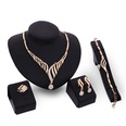 Occident alloy Drill set earring + necklace + Bracelet NHXS0684picture3