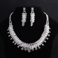 Alloy Fashion  necklace  white NHHS0019whitepicture3