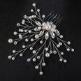 Beads Fashion Flowers Hair accessories  white NHHS0189whitepicture3