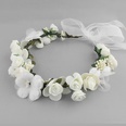 Cloth Simple Flowers Hair accessories  white NHHS0315whitepicture7