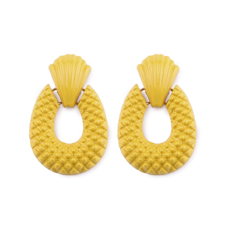 Alloy Fashion Geometric earring  yellow NHJQ10394yellow