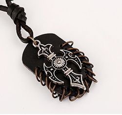 Alloy Fashion Geometric necklace  black NHPK1703black