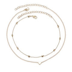 Alloy Fashion Sweetheart Necklace  (Alloy) NHBQ1390-Alloy