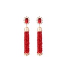 Alloy Fashion Tassel earring  Red1 NHQD5332Red1picture16